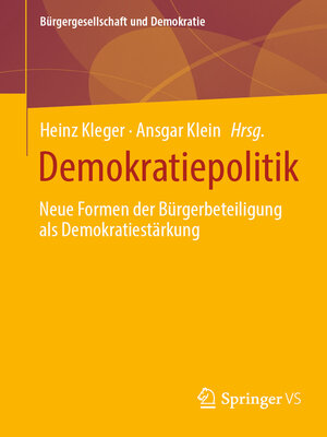 cover image of Demokratiepolitik